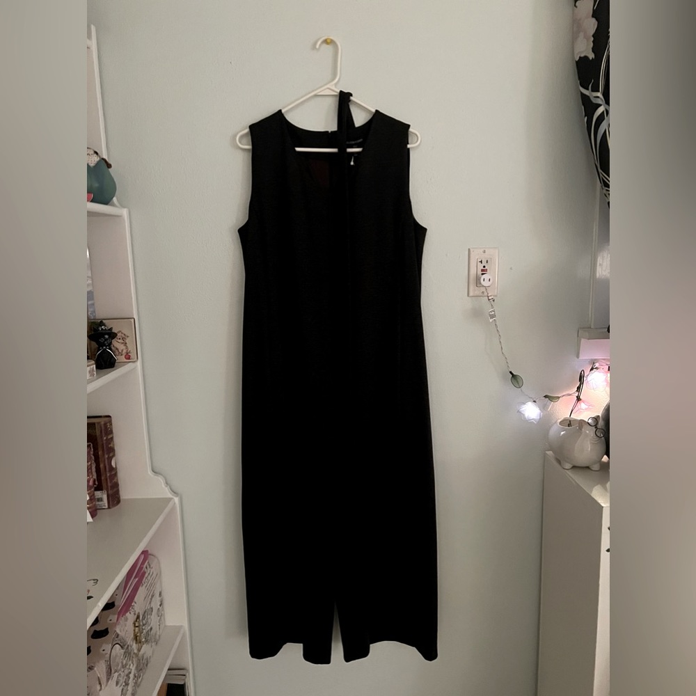 Eileen Fisher Jumpsuit Melange Tencel Ponte Sz M